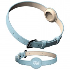  AirTag PU Leather Pet Collar